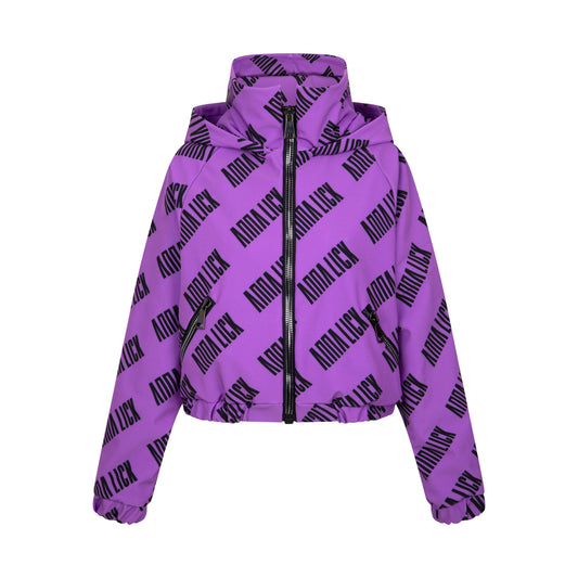 Jacket logo purple