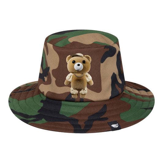 Bucket hat Camouflage Teddy Bear