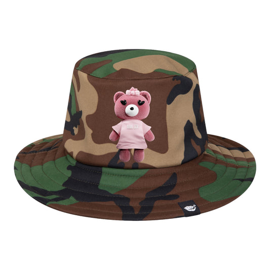 Bucket hat Camouflage Teddy Bear
