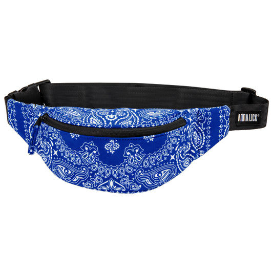 Belt Bag Blue Paisely
