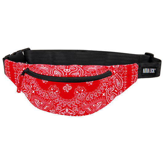 Belt Bag Red Paisley