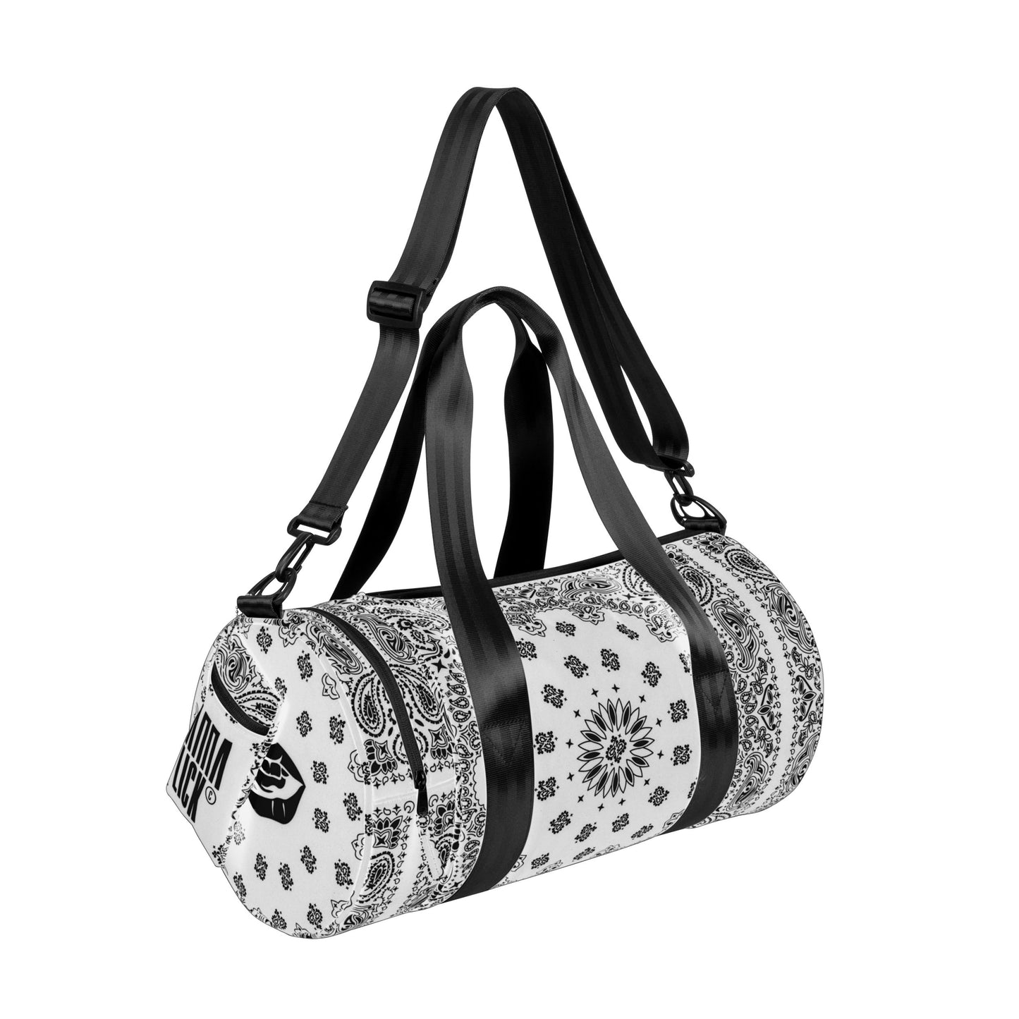 Travel/Gym Bag Paisley Black