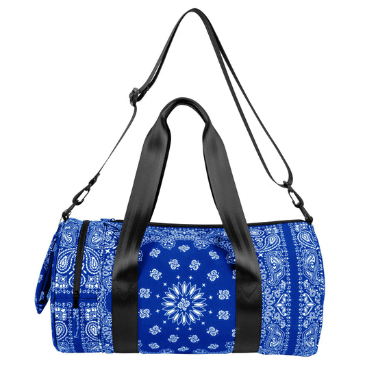 Travel / Gym bag Paisley Blue