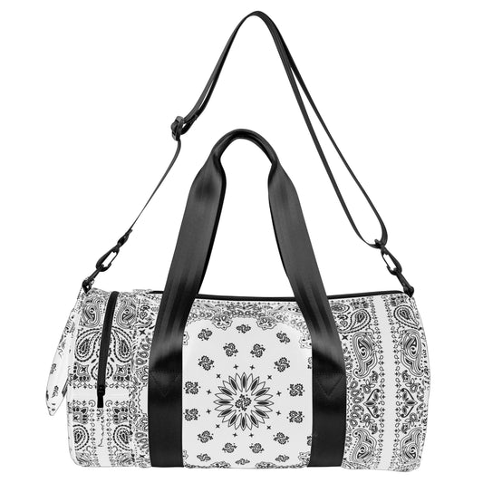 Travel/Gym Bag Paisley Black