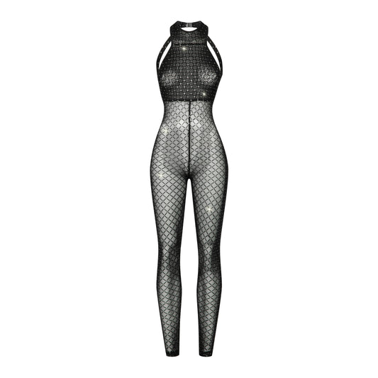 One-piece suit Black&Silver