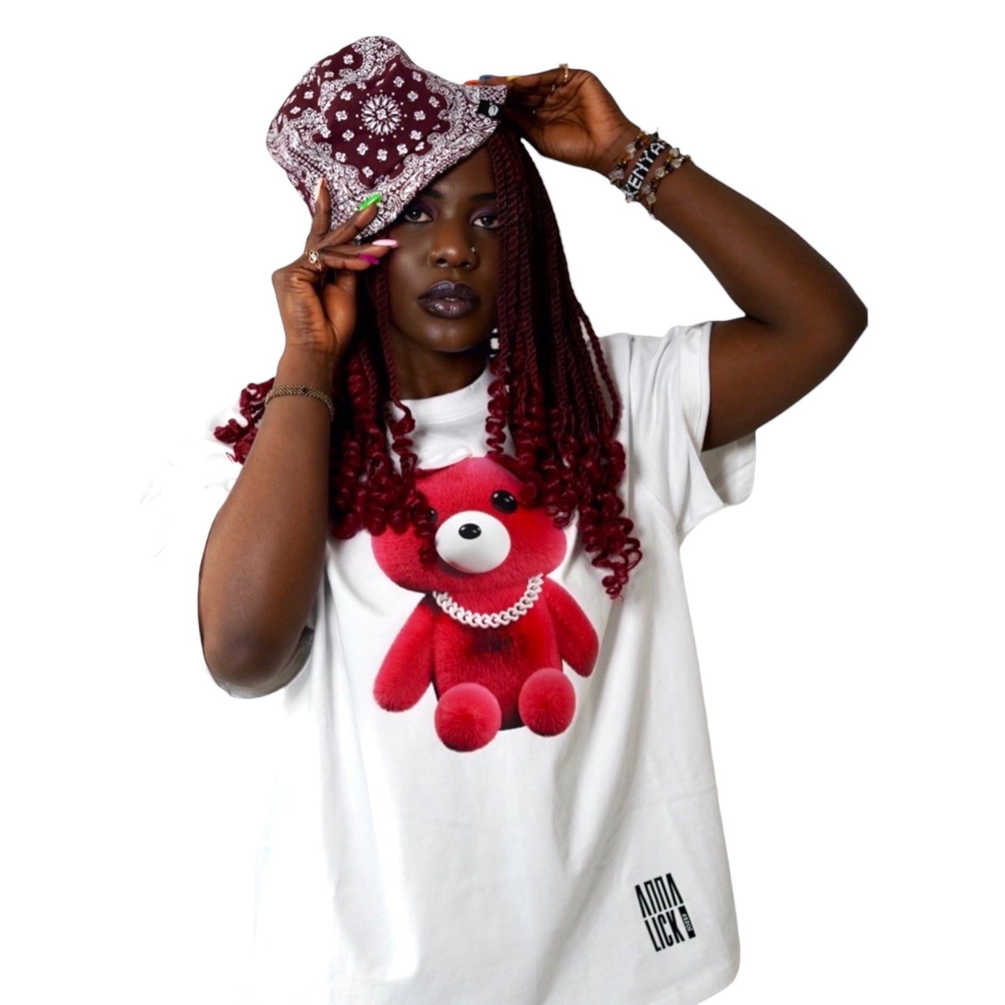 T-shirt Teddy Bear oversize heavy cotton