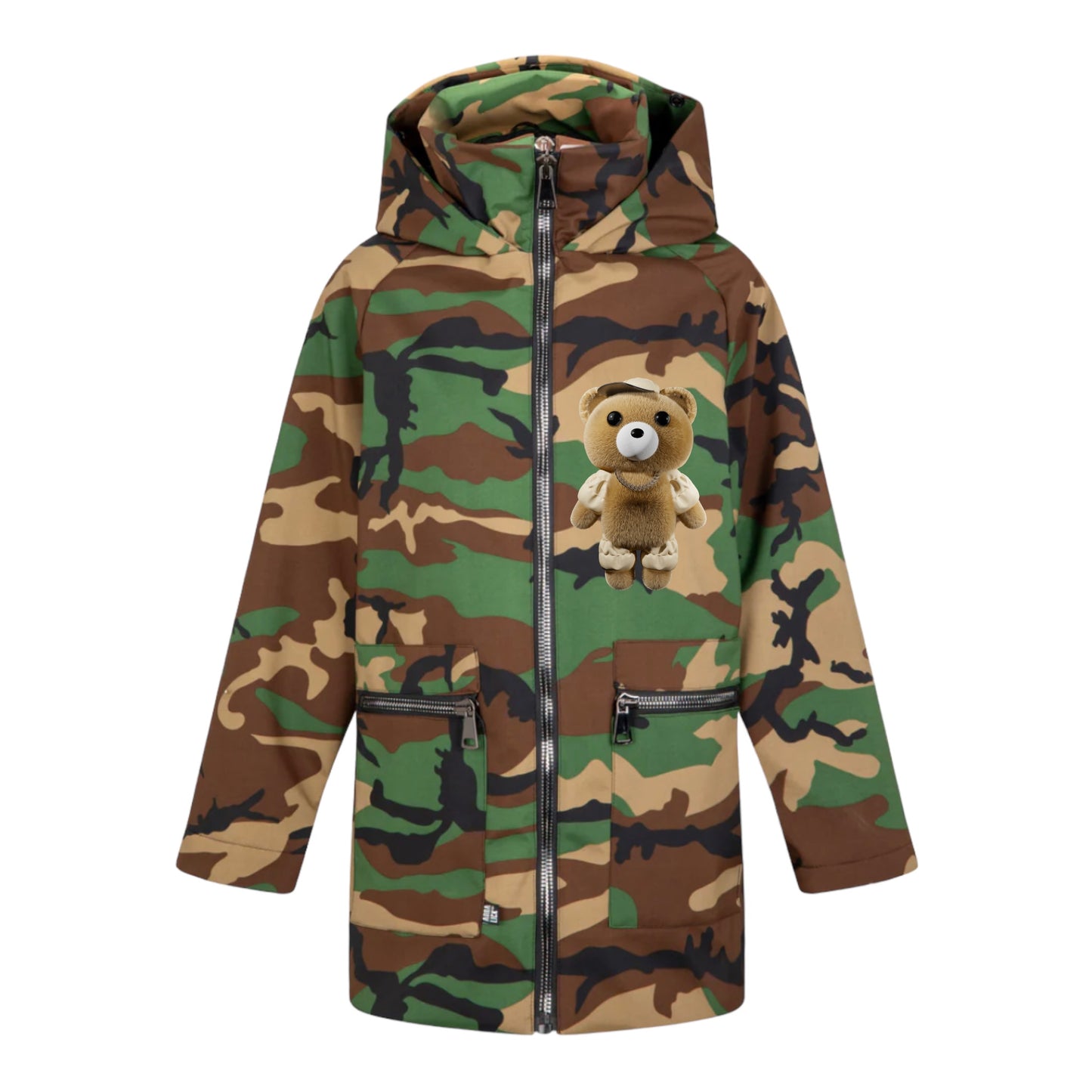 Camouflage Parka Teddy Bear