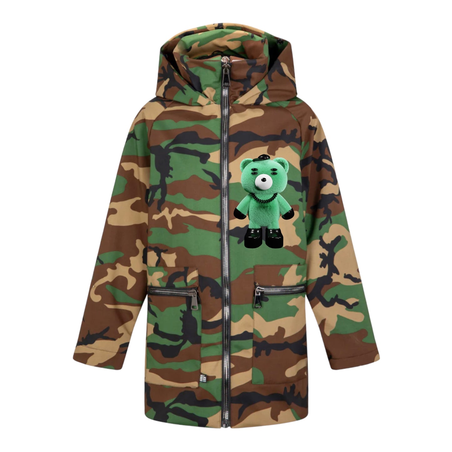 Camouflage Parka Teddy Bear