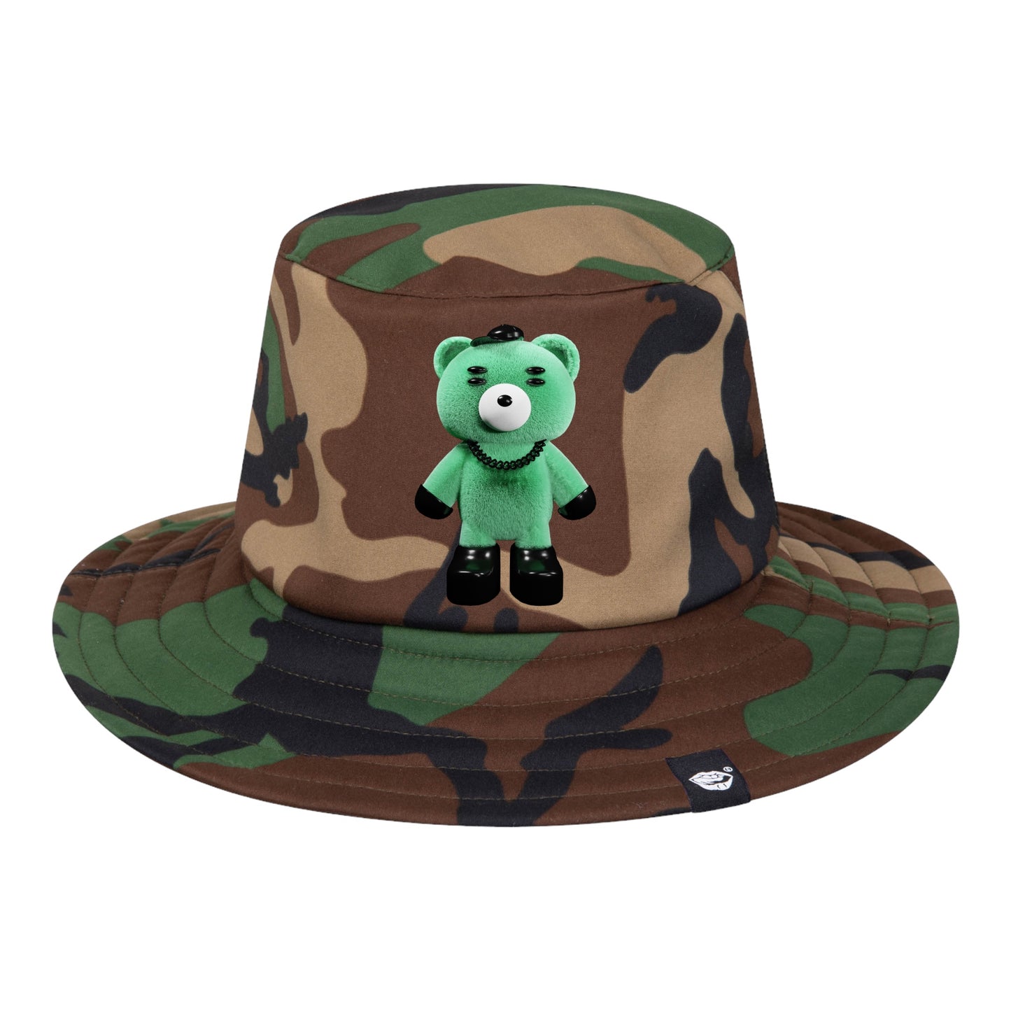 Bucket hat Camouflage Teddy Bear