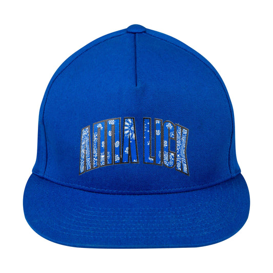 5-Panel Snapback Paisley Blue