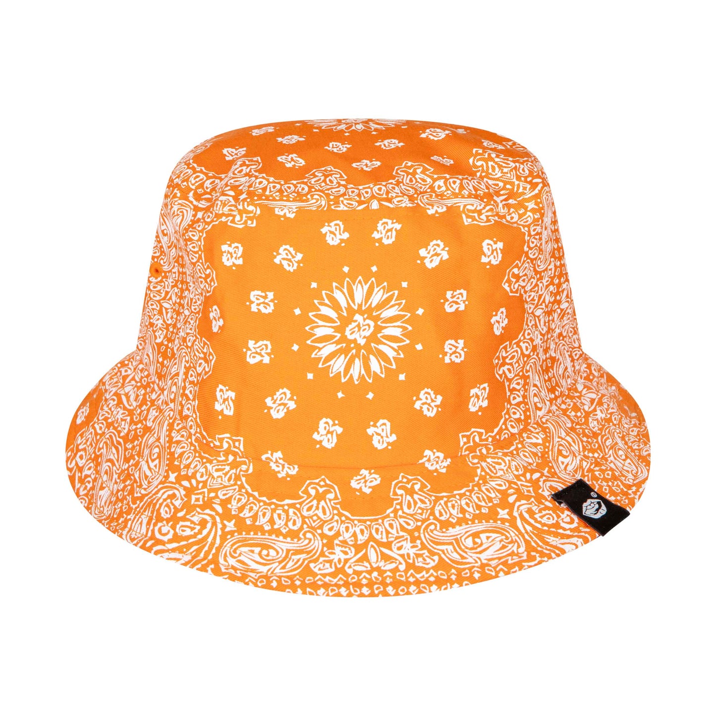 Bucket hat Paisley Orange